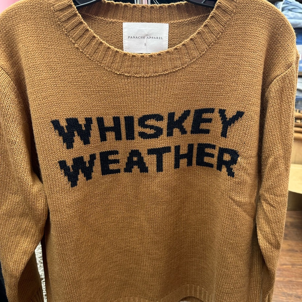 Panache Whiskey Weather Tan Sweater